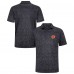 Calgary Flames Levelwear Black Speckle Polo