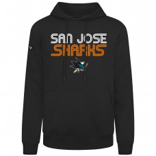 San Jose Sharks Levelwear Black Podium Lanes Hoodie San Jose Sharks Levelwear Black Podium Lanes Hoodie