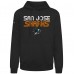 San Jose Sharks Levelwear Black Podium Lanes Hoodie