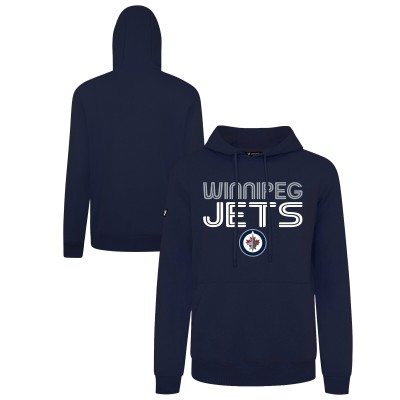 Winnipeg Jets Levelwear Navy Podium Lanes Hoodie