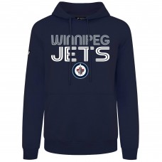 Winnipeg Jets Levelwear Navy Podium Lanes Hoodie
