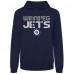 Winnipeg Jets Levelwear Navy Podium Lanes Hoodie