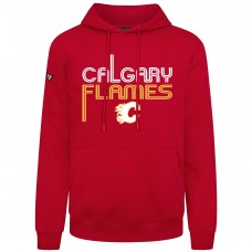 Calgary Flames Levelwear Red Podium Lanes Hoodie