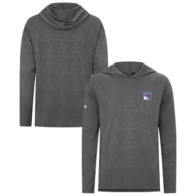 New York Rangers Levelwear Gray Spike Hoodie