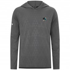San Jose Sharks Levelwear Gray Spike Hoodie