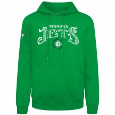 Winnipeg Jets Levelwear Green St. Patricks Day Podium Hoodie