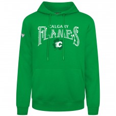 Calgary Flames Levelwear Green St. Patricks Day Podium Hoodie