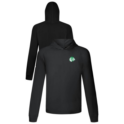 Chicago Blackhawks Levelwear Black St. Patricks Day Dimension Hoodie