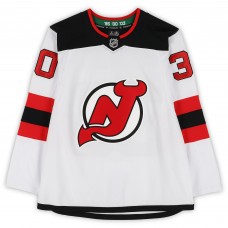 Martin Brodeur New Jersey Devils Autographed Fanatics Authentic White Fanatics Premium Jersey