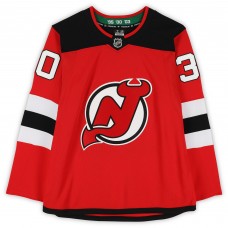 Martin Brodeur New Jersey Devils Autographed Fanatics Authentic Red Fanatics Premium Jersey