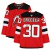 Martin Brodeur New Jersey Devils Autographed Fanatics Authentic Red Fanatics Premium Jersey with Multiple Inscriptions - Limited Edition of 10