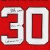 Martin Brodeur New Jersey Devils Autographed Fanatics Authentic Red Fanatics Premium Jersey with Multiple Inscriptions - Limited Edition of 10