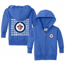 Малышам Winnipeg Jets Chad & Jake Royal Full-Zip Retro Hoodie