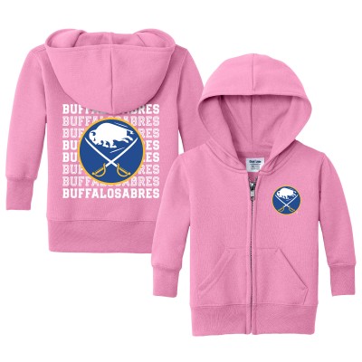 Малышам Buffalo Sabres Chad & Jake Light Pink Full-Zip Retro Hoodie