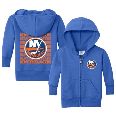 Малышам New York Islanders Chad & Jake Royal Full-Zip Retro Hoodie