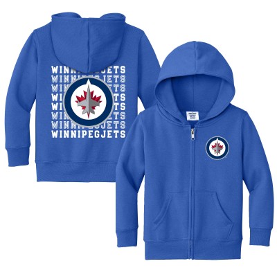 Toddler Winnipeg Jets Chad & Jake Royal Full-Zip Retro Hoodie
