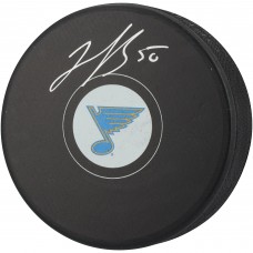 Jordan Binnington St. Louis Blues Autographed Fanatics Authentic Hockey Puck