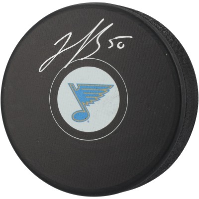 Jordan Binnington St. Louis Blues Autographed Fanatics Authentic Hockey Puck