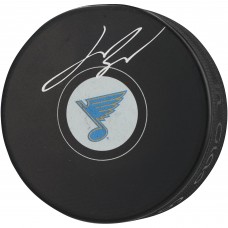 Jimmy Snuggerud St. Louis Blues Autographed Fanatics Authentic Hockey Puck