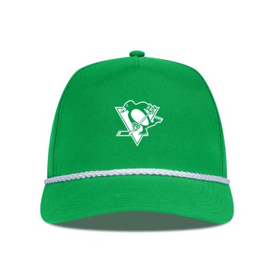 Бейсболка Pittsburgh Penguins Levelwear Kelly Green St. Patricks Day Gambit Rope