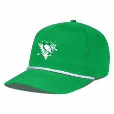 Бейсболка Pittsburgh Penguins Levelwear Kelly Green St. Patricks Day Gambit Rope Бейсболка Pittsburgh Penguins Levelwear Kelly Green St. Patricks Day Gambit Rope