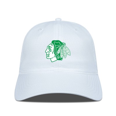 Бейсболка Chicago Blackhawks Levelwear White Matrix Patch