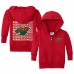 Малышам Minnesota Wild Chad & Jake Red Full-Zip Retro Hoodie