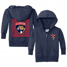 Малышам Florida Panthers Chad & Jake Navy Full-Zip Retro Hoodie