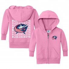 Малышам Columbus Blue Jackets Chad & Jake Light Pink Full-Zip Retro Hoodie Малышам Columbus Blue Jackets Chad & Jake Light Pink Full-Zip Retro Hoodie