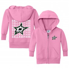 Малышам Dallas Stars Chad & Jake Light Pink Full-Zip Retro Hoodie