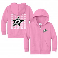 Toddler Dallas Stars Chad & Jake Light Pink Full-Zip Retro Hoodie