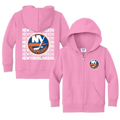 Toddler New York Islanders Chad & Jake Light Pink Full-Zip Retro Hoodie