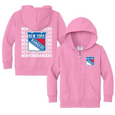 Toddler New York Rangers Chad & Jake Light Pink Full-Zip Retro Hoodie