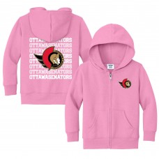 Toddler Ottawa Senators Chad & Jake Light Pink Full-Zip Retro Hoodie