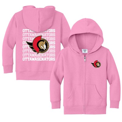 Toddler Ottawa Senators Chad & Jake Light Pink Full-Zip Retro Hoodie
