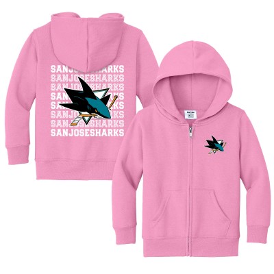 Toddler San Jose Sharks Chad & Jake Light Pink Full-Zip Retro Hoodie