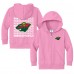 Toddler Minnesota Wild Chad & Jake Light Pink Full-Zip Retro Hoodie