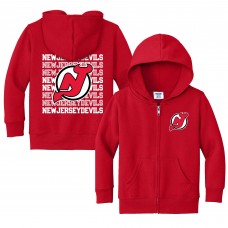 Toddler New Jersey Devils Chad & Jake Red Full-Zip Retro Hoodie