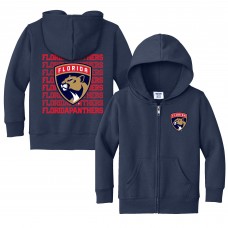 Toddler Florida Panthers Chad & Jake Navy Full-Zip Retro Hoodie
