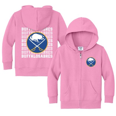 Toddler Buffalo Sabres Chad & Jake Light Pink Full-Zip Retro Hoodie