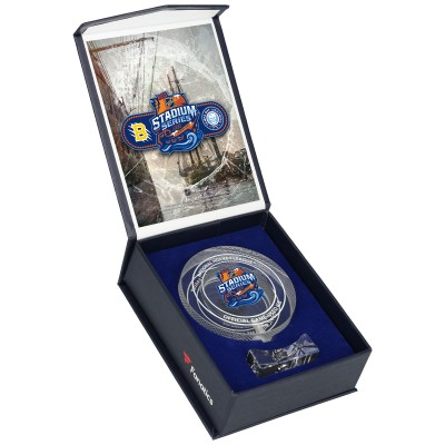 Tampa Bay Lightning vs. Boston Bruins Fanatics Authentic Crystal Puck - Filled with Ice from the 2026 NHL Stadium Series