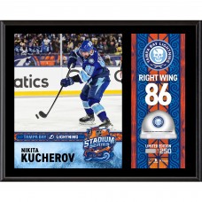 Nikita Kucherov Tampa Bay Lightning Fanatics Authentic 2026 NHL Stadium Series 12 x 15 Sublimated Plaque with Game-Used Ice - Limited Edition of 250