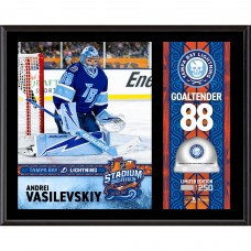 Andrei Vasilevskiy Tampa Bay Lightning Fanatics Authentic 2026 NHL Stadium Series 12 x 15 Sublimated Plaque with Game-Used Ice - Limited Edition of 250