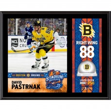 David Pastrnak Boston Bruins Fanatics Authentic 2026 NHL Stadium Series 12 x 15 Sublimated Plaque with Game-Used Ice - Limited Edition of 250 David Pastrnak Boston Bruins Fanatics Authentic 2026 NHL Stadium Series 12 x 15 Sublimated Plaque with Game-Used Ice - Limited Edition of 250