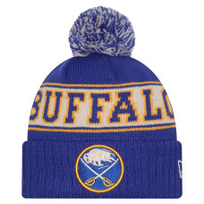 Шапка с помпоном Buffalo Sabres New Era Royal Retro Cuffed