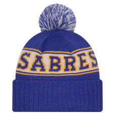Шапка с помпоном Buffalo Sabres New Era Royal Retro Cuffed