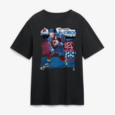 Colorado Avalanche Nathan MacKinnon Black Fresh Ice T-Shirt Colorado Avalanche Nathan MacKinnon Black Fresh Ice T-Shirt