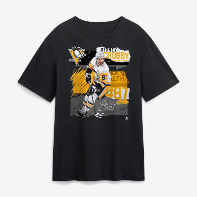Pittsburgh Penguins Sidney Crosby Black Fresh Ice T-Shirt