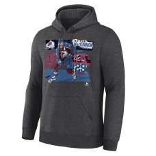 Colorado Avalanche Nathan MacKinnon Charcoal Fresh Ice Hoodie