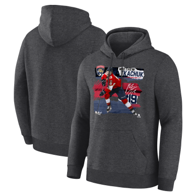 Florida Panthers Matthew Tkachuk Charcoal Fresh Ice Hoodie